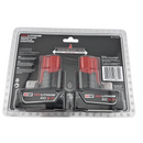 Two RedLithium XC 3.0 batteries in packaging on a white background