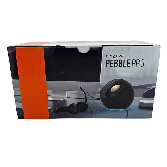Creative Pebble Pro 2.0 Bluetooth Speaker System - Black