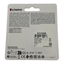 Kingston flash drive packaging with text and barcodes on a white background