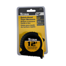 Titan tape measure in packaging on a white background