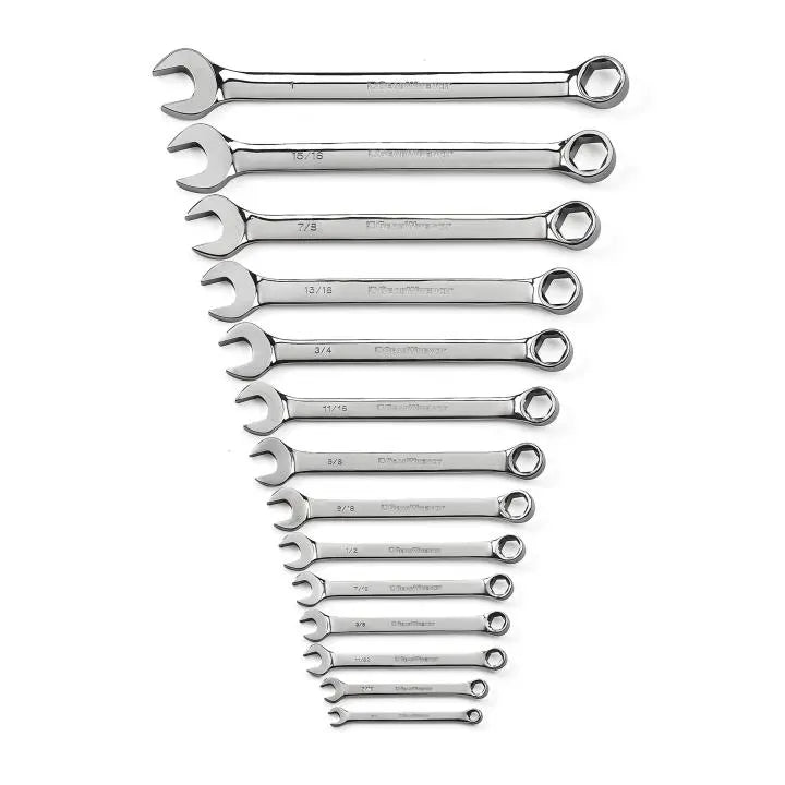 GearWrench 14 Piece 6 Point Combination SAE Wrench Set