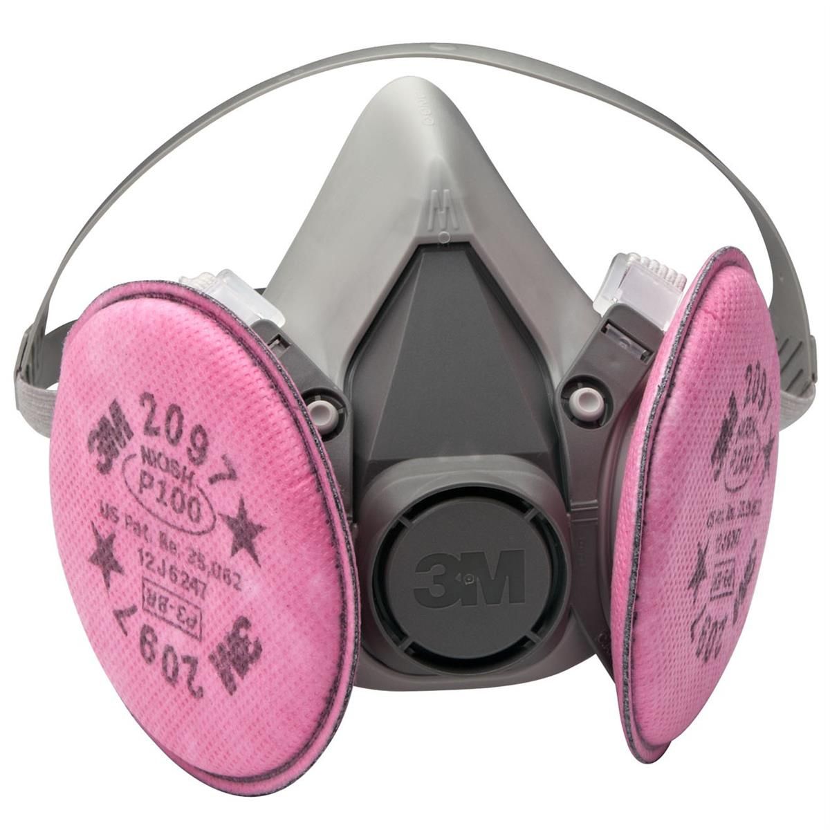 3M RESPIRATOR HALF MASK - P100 - MEDIUM