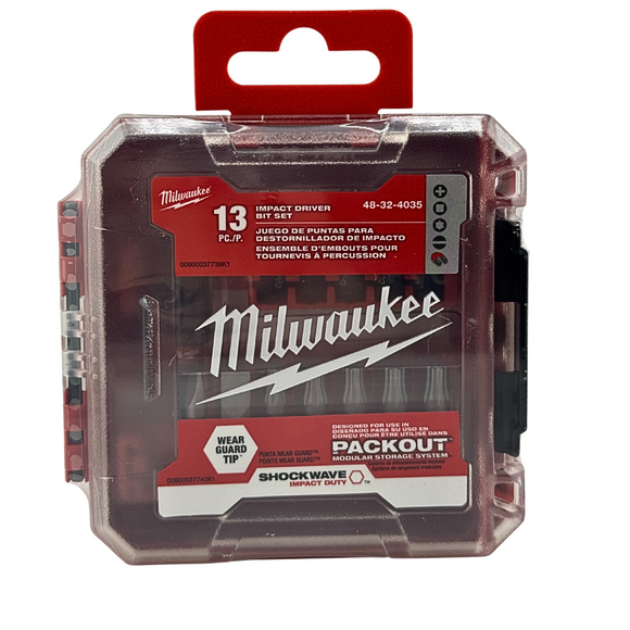 Milwaukee Tool Bit Set in Packaging