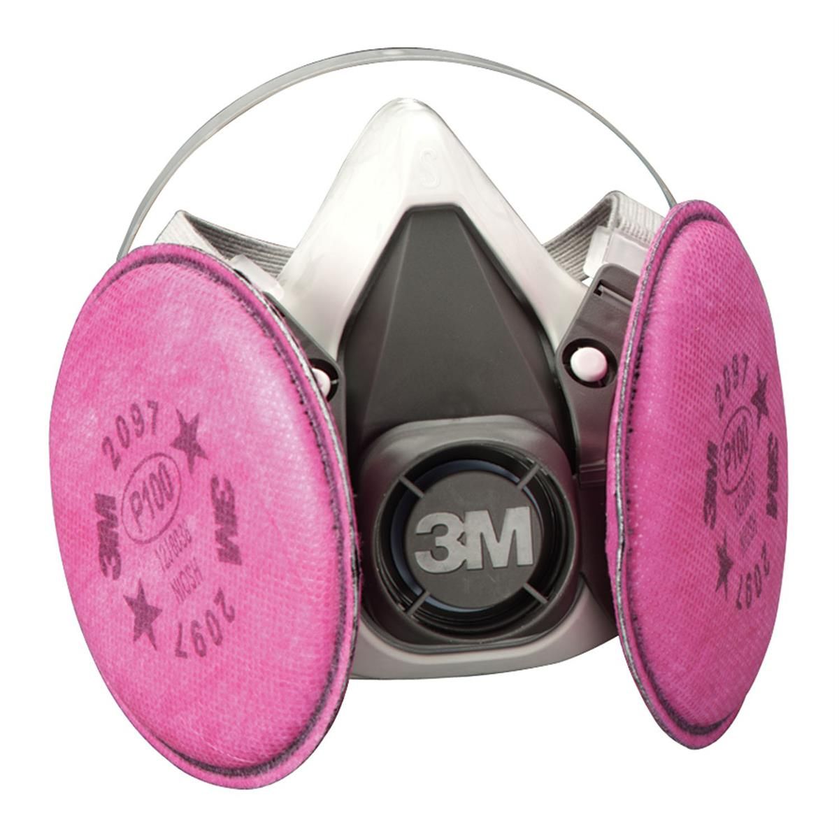 3M RESPIRATOR HALF MASK - P100 - LARGE