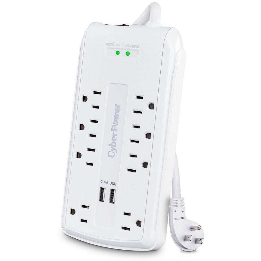 CyberPower CSP806U Professional 8-Outlet Surge Protector - 3000 J Surge Suppression - 0