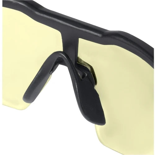 Milwaukee Tool Safety Glasses - Yellow Anti-Scratch Lenses - 0