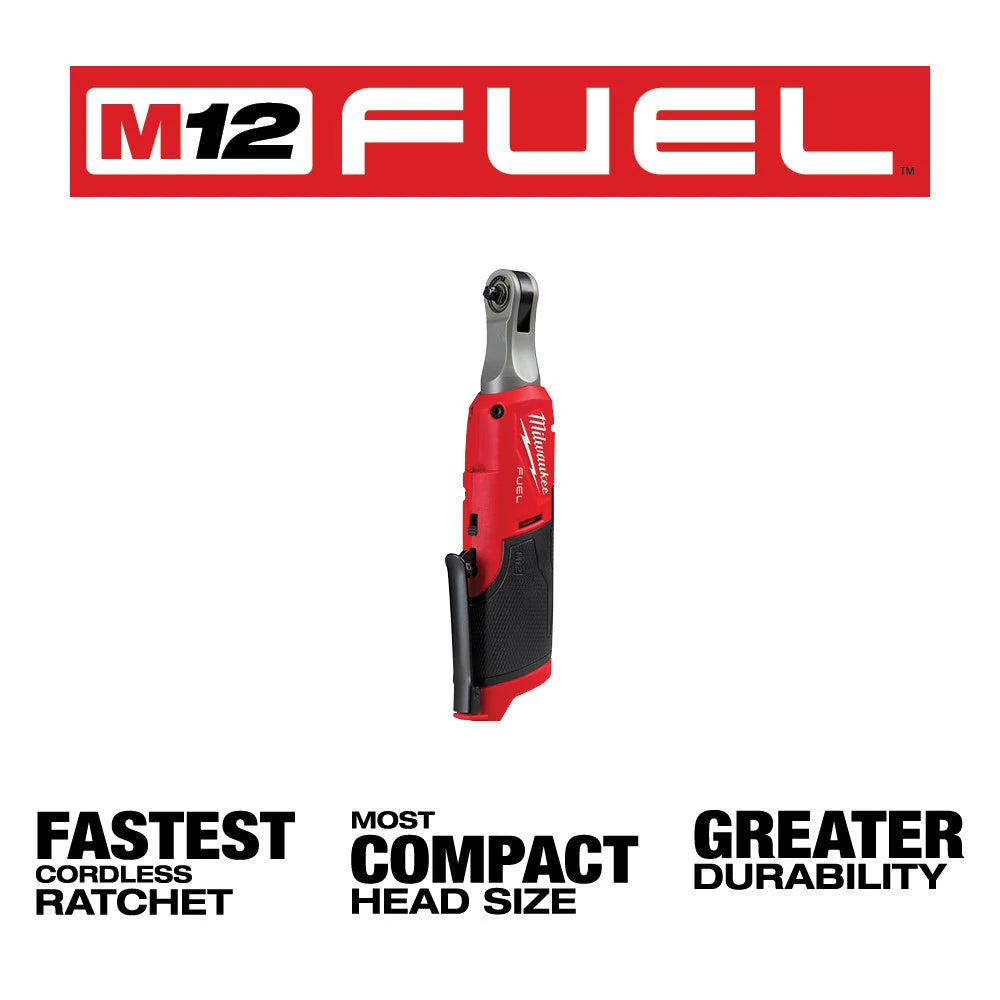 Milwaukee Tool M12 FUEL 1/4" High Speed Ratchet