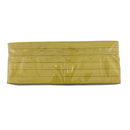 Side View of Yellow Post it notes on a white background