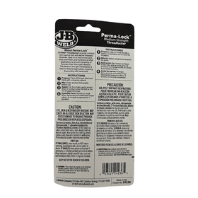 J-B Weld Perma-Lock thread locker packaging on a white background