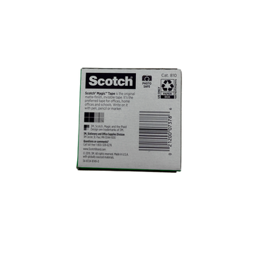 Scotch Magic Tape on a White Background