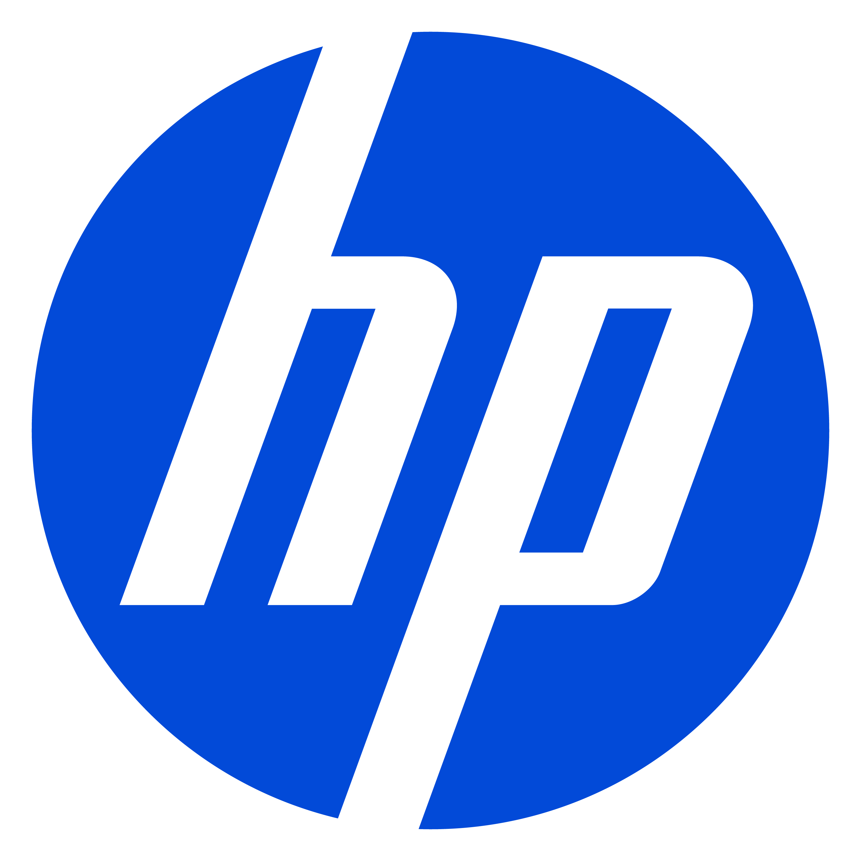 Logo hp electric blue keyline